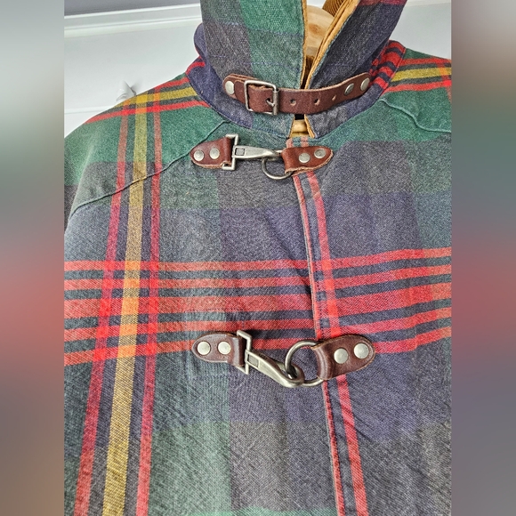 Polo Ralph Lauren Tartan Canvas Fireman’s Clasp Chore Coat Large - Picture 7 of 12